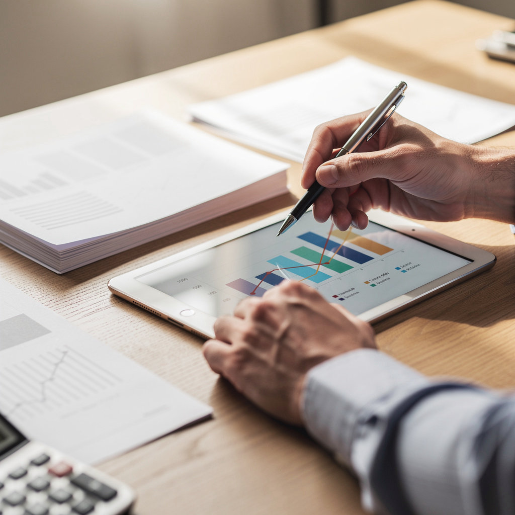 National Cash Flow Systems in Encinitas, CA - conceptual data visualization of financial growth and cash flow analysis